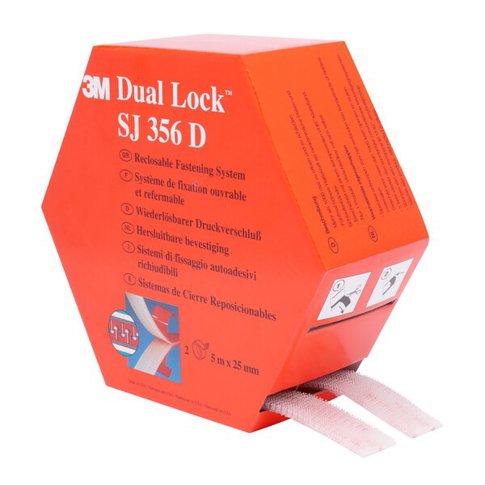 3M Dual Lock Flexibler Druckverschluss SJ356D - Klebeband