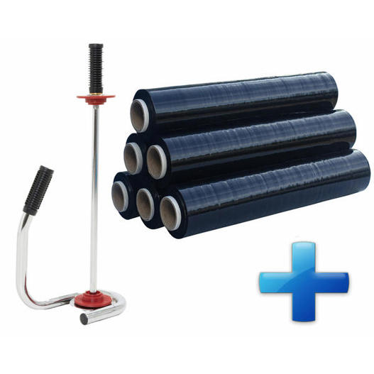 1-PACK Sparset Handstretchfolie PPV-301259_SET3 - Schwarz