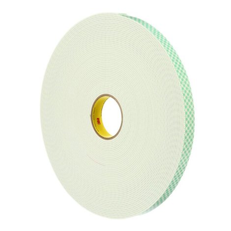 3M Doppelseitiges Urethanschaum-Klebeband 4008 - Weiß